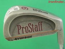 Wilson ProStaff Oversize Single 6 Iron Steel Shaft Regular Flex Mens Right Hand